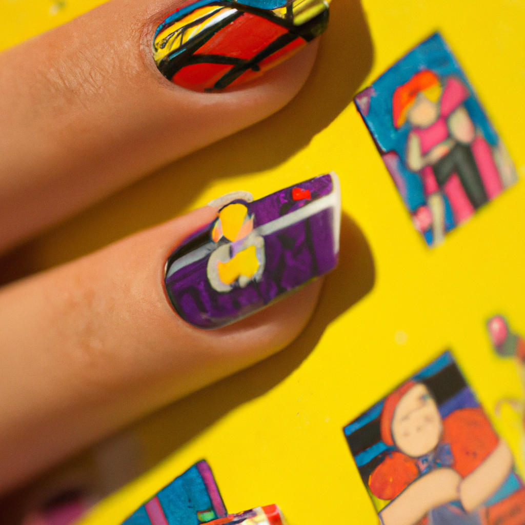 Comic Book Nail Art: Embracing Pop Art and Comic Strips